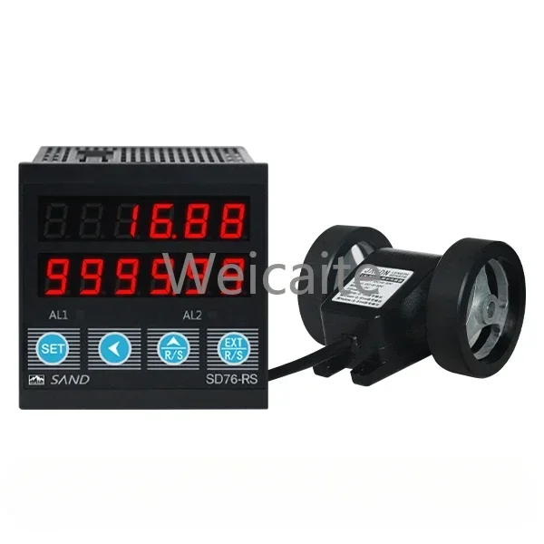 6 LED 0-30Khz Pulse Input Line Speed/Motor Engine RPM Meter Digital Tachometer with RS485, 4-20ma, Relay