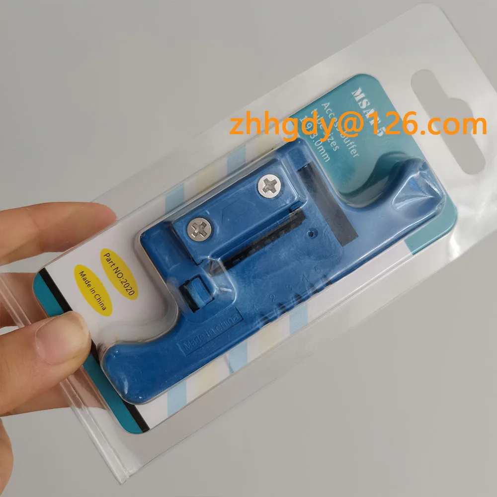 Domestic 1.9-3.0mm MSAT-5 Fiber Optical Cable Ribbon Stripper Loose Buffer Tube Stripper  Access ToolReplaceable Blade