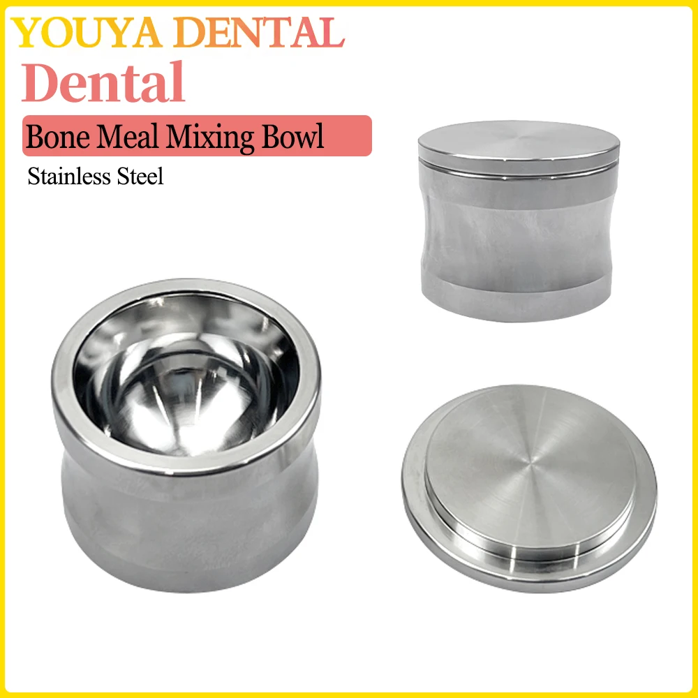 

Dental Bone Meal Mixing Bowl Stainless Steel Dental Meal Mixing Bowl Dentistry Implant Instrument Bone Powder Cup Dentist Tools