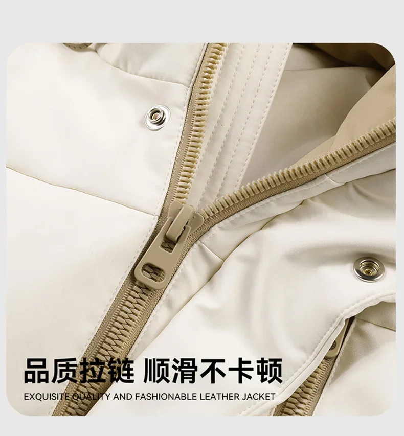 Chaquetas de plumón para hombre, con capucha, de estilo informal, ideales para senderismo en invierno, para actividades al aire libre, con forro grueso y cálido, para acampar, de diseño moderno y cómodas, ropa de hombre, nuevo estilo.