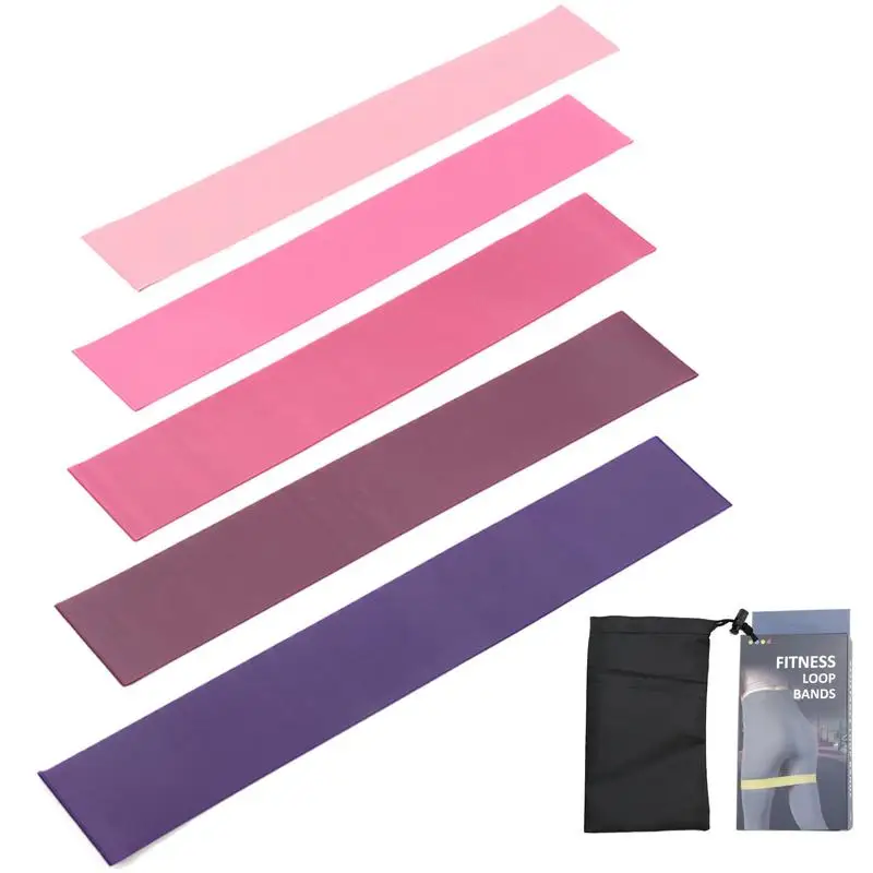 

Resistance Bands For Working Out Stretch Bands 5 Resistance Levels Elastic Straps Portable Trainer For Gym Workout Exercise
