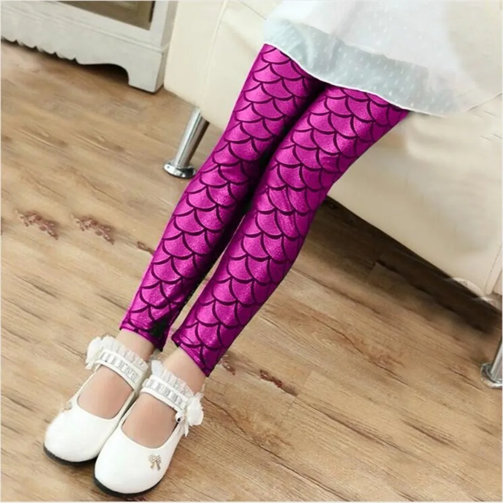 

New Cosplay Long Pants Mermaid Scale Sexy Mermaid Scale Leggings Performance Leggings Party