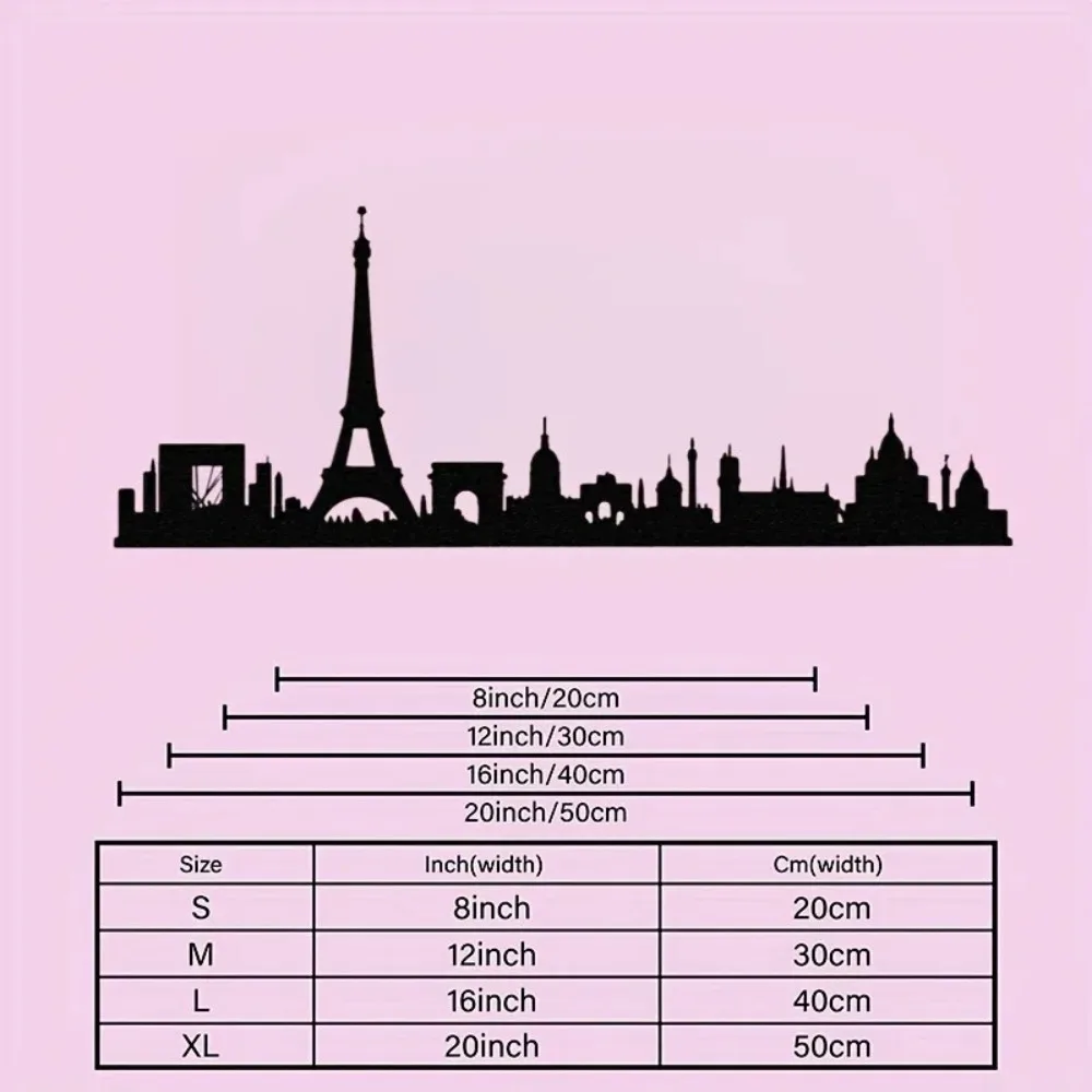 CIFbuy Paris Theme Metal Wall Art Gaming Mouse Pad Non-Slip Rubber Base Edge-Locked Laptop Desk Mat - view 4