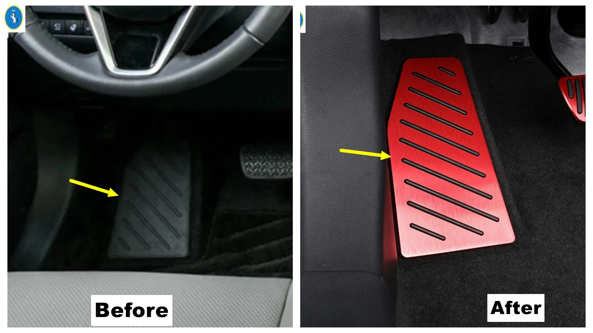 For Toyota Venza Harrier 2021 - 2024 Footboard FootRest Pad Board Foot Rest Footrest Dead Pedal Cover Trim Accessories Interior