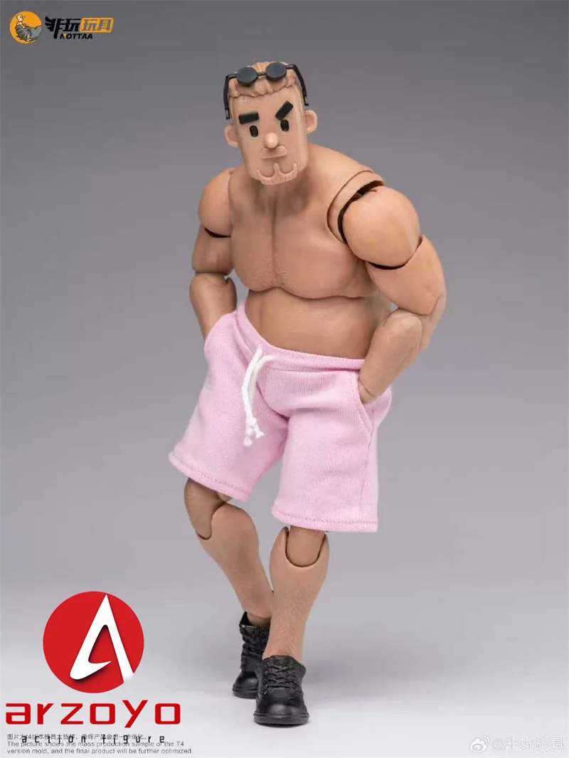 Notaman NT-03 NT-03S 1/12 meia idade cabeça quadrada figura de
