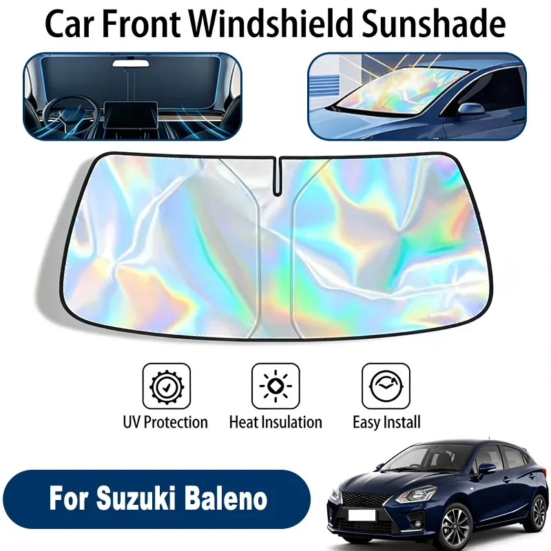 

Car Windshield Sun Shade UV Reflective Sun Visor Protection Cover For Suzuki Baleno WB 2015-2026