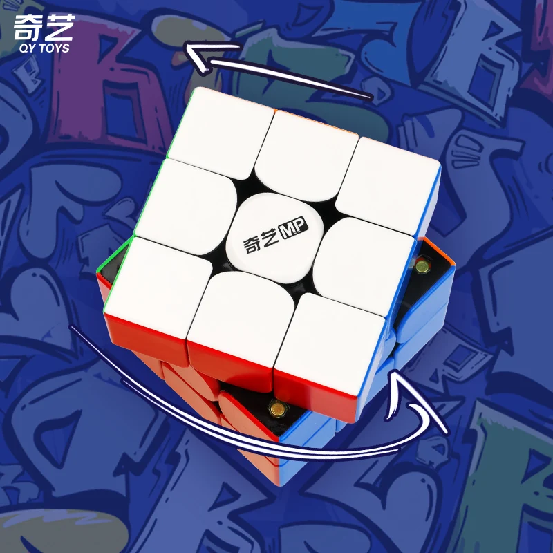 Qiyi Professional Speed Cubing Toy, New MP Magnetic Cube Series 2345, 2x2 3x3 4x4 5x5 and Pyramid Cubes, for Competition