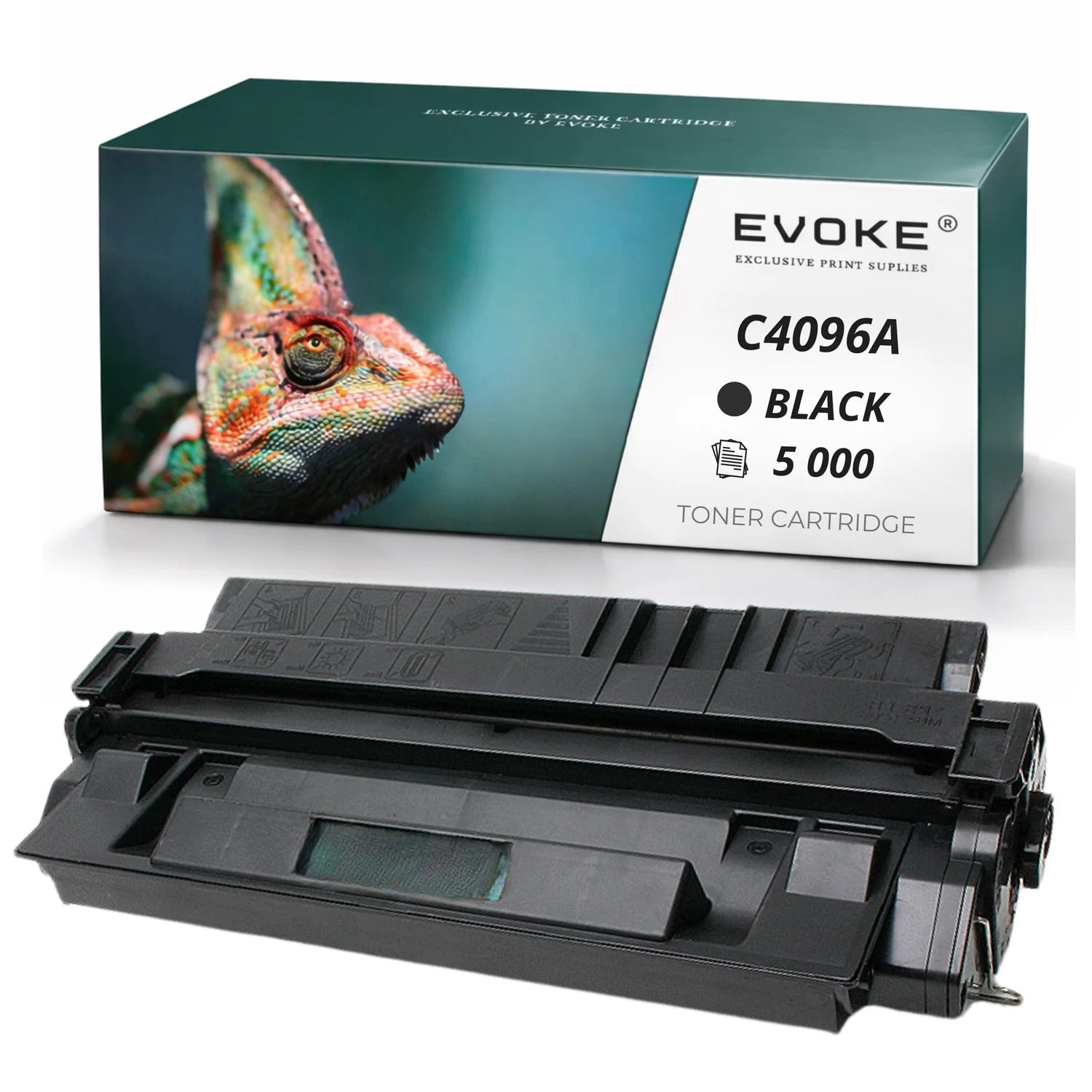 Evoke Compatibele Toner voor HP 96A C4096A Zwart 5000 Pagina's Laserjet 2100/2100M/2100Se/2100Tn/2100Xi