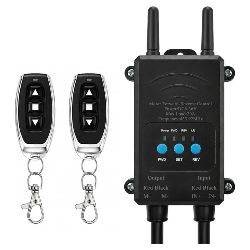 A96I-DC 6-36V Motor Remote Control Switch Forward Reverse Remote Control Switch,Wireless RF-Relay Control Switch