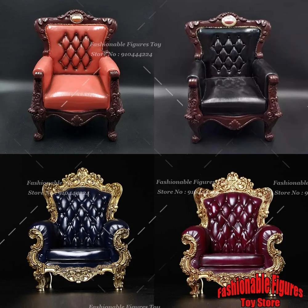 1/6 Scale Sofa Nordic Retro Single Sofa Luxurious Chair Model For 12Inch Action Figure Doll Accessories Scene Decoration