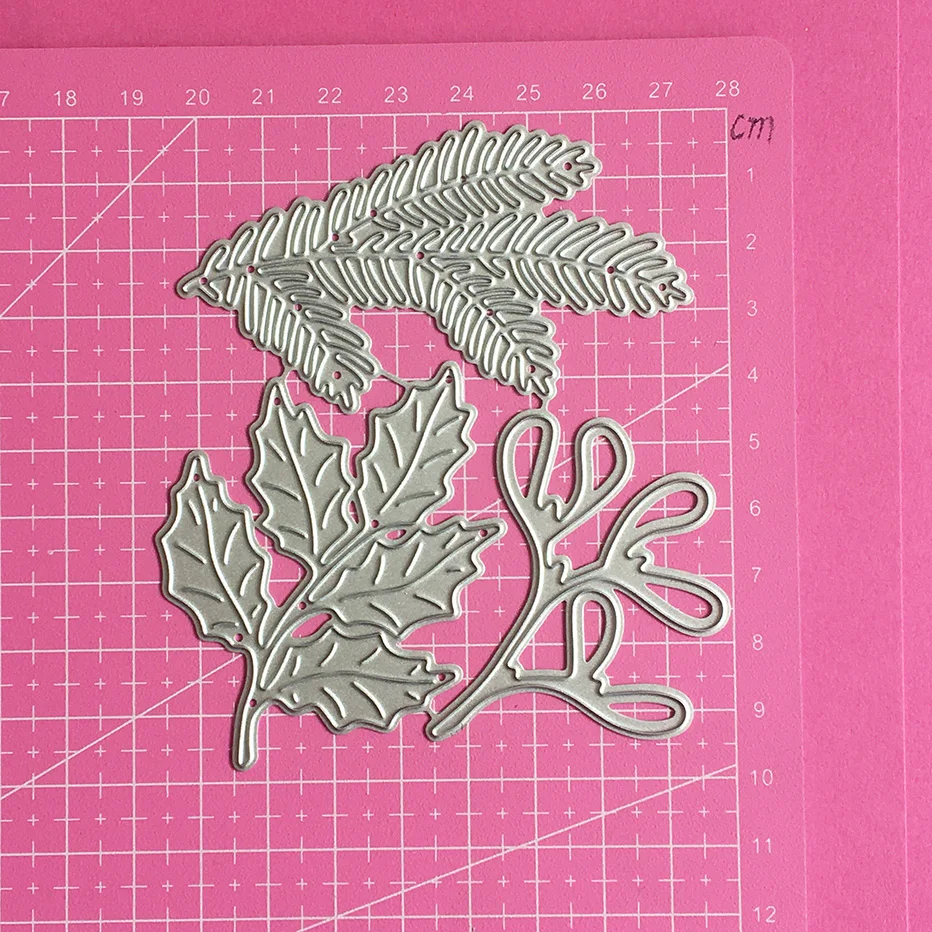 Plant tree flowers leaves Scrapbooking Cutting Dies Yiwu stock clearance DIY Paper gift Card Making metal craft Album decoration