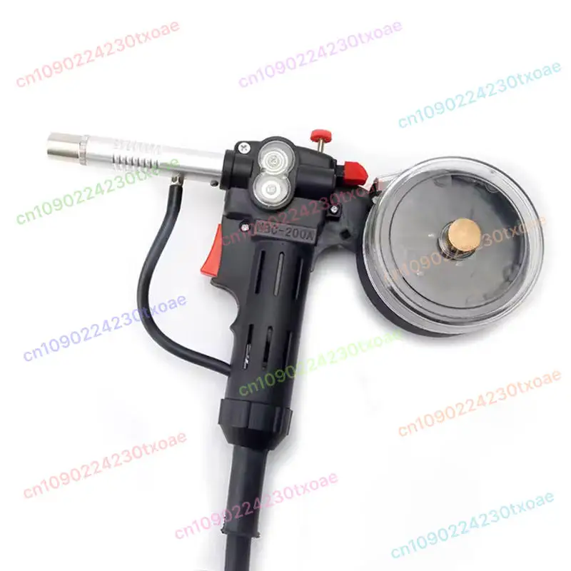 

10Ft 3M MIG Spool Gun Wire Feeder for Aluminum Welding with Standard Spool Euro Connection 24V DC Motor Free Nozzle