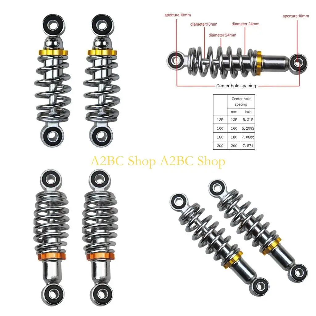 

A2BC Upgraded Rear Support Spring set Metal Shock Absorbers Multiple Size for Electric Scooter Enjoy a Stable & Smooth Trip