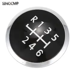 6 Speed Gear Knob Emblem Badge Cap 7H5711144D For VW Transporter T6 T5 T5.1 Gear Stick Knob Badge Cover Gear Shift Knob Car Part