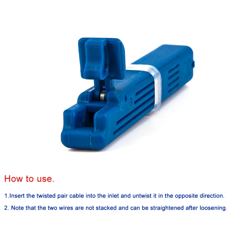 Linkwylan Utensile da taglio per cavi Tirare cavo dritto Nucleo Ethernet Spellafili Rotonda Lan Cutter Strumento di spelatura per CAT7 CAT6 CAT5E