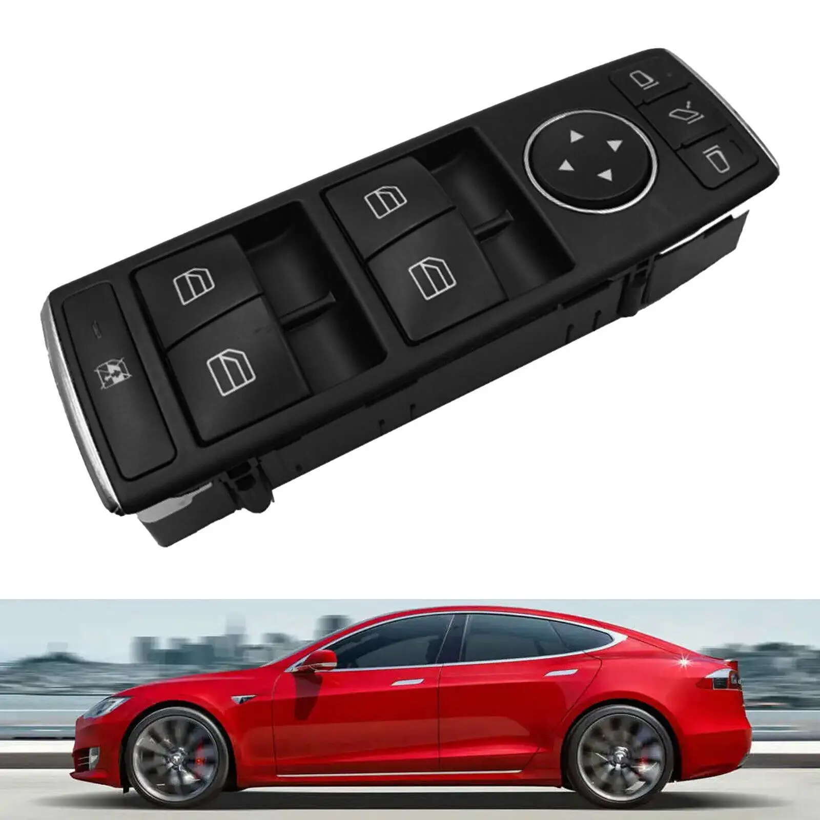 

Tesla MODEL X/S main driving glass lifter switch button 1028641-X0-A