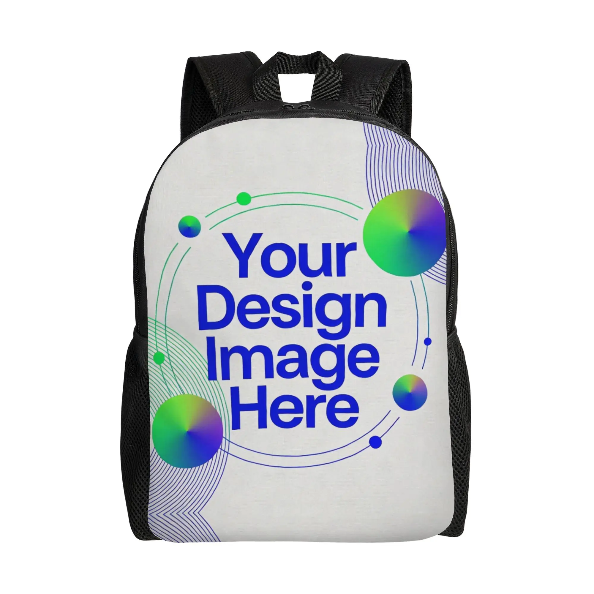 

Custom Your Photo Logo Text Backpacks for Men Women Waterproof College School Personalized Image Bag Print Bookbags