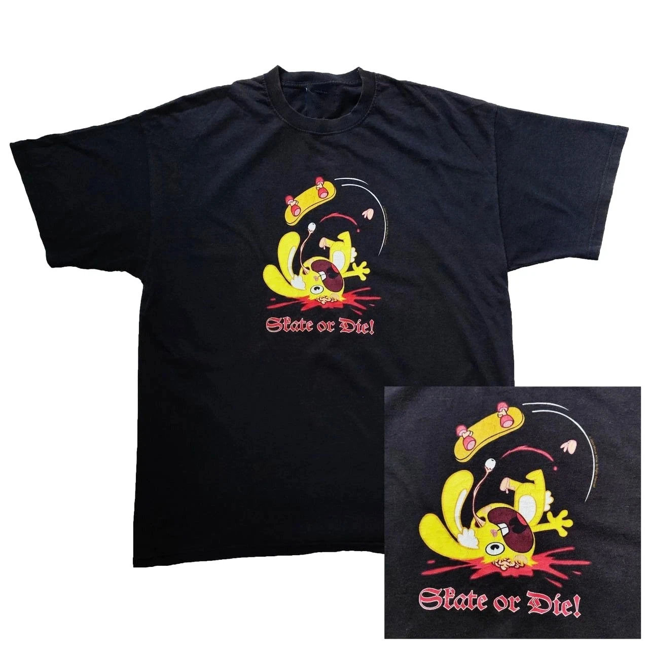 

HAPPY TREE FRIENDS Skate or Die Funny Cartoon Unisex Tee Gift for Fan S-4XL High-end Luxury Is for Both Men and Women Top Y2k