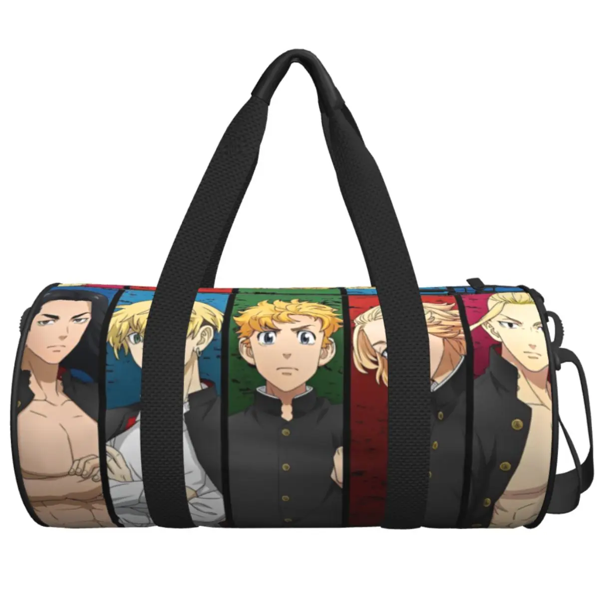 

Tokyo Ken Ryuguji Gym Bag Japanese Anime Waterproof Sports Bags with Shoes Swimming Handbag Retro Fitness Bag For Men Women