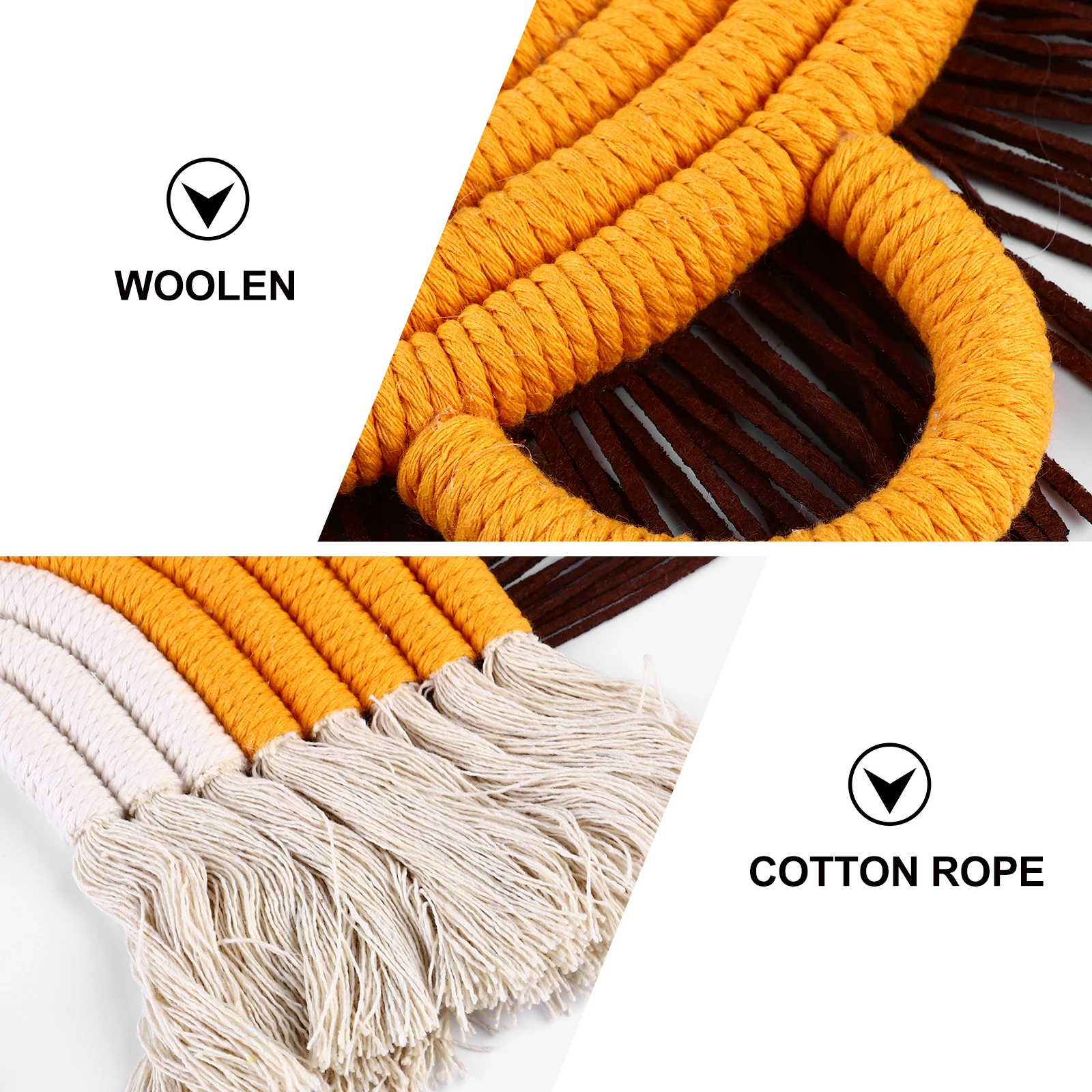 

Nordic Style Cotton Yarn Wall Hanging Pendant Decor Children's Room Home Party Festival Decoration Eco Friendly Indoor