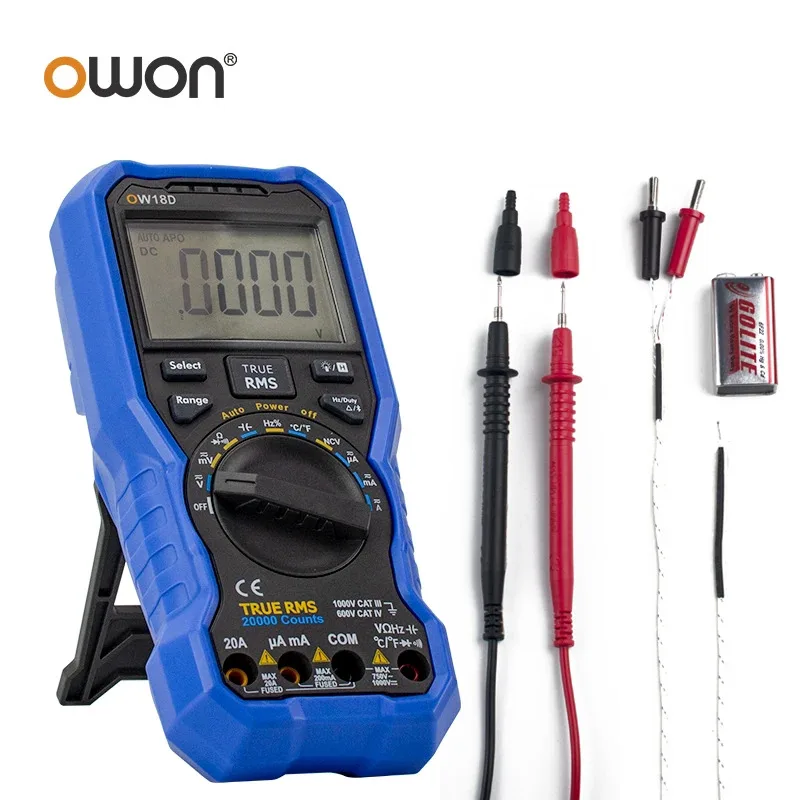 OWON Digital Multimeter OW18E 4 1/2 Digit NCV Contactless Voltmeter Blueteeth Multimeter support Wireless Transmission