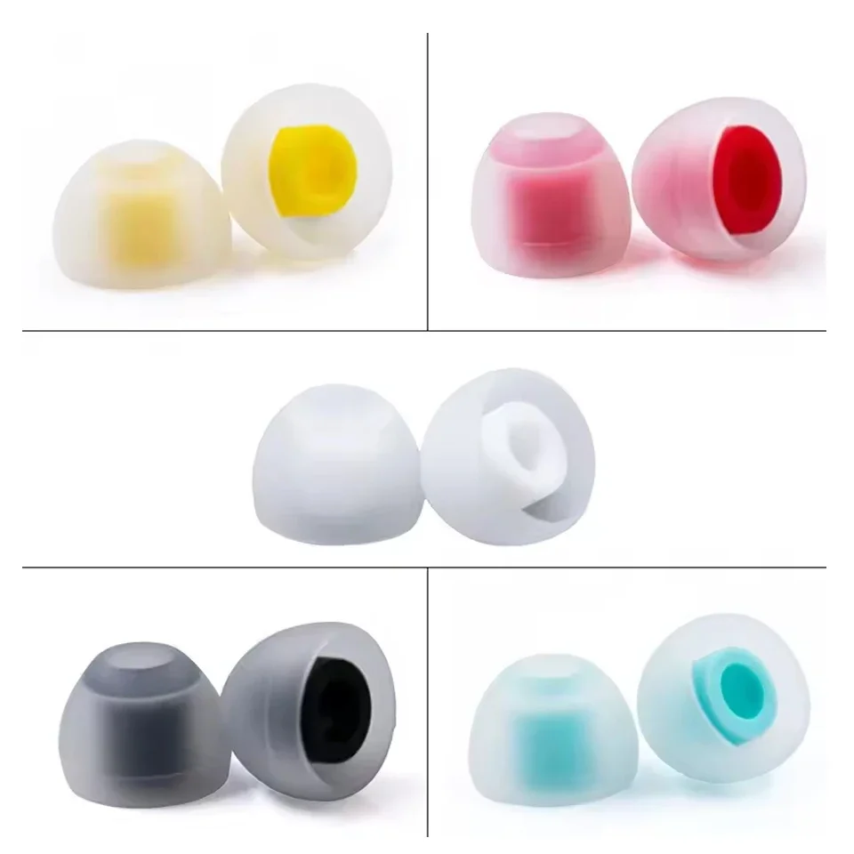 KBEAR 07 Silicone--Upgrade Headphone Eartips 1pair(2pcs) 5pairs(10pcs) Noise Isolating With S M M- L Size For KBEAR TRI Earphone image 2