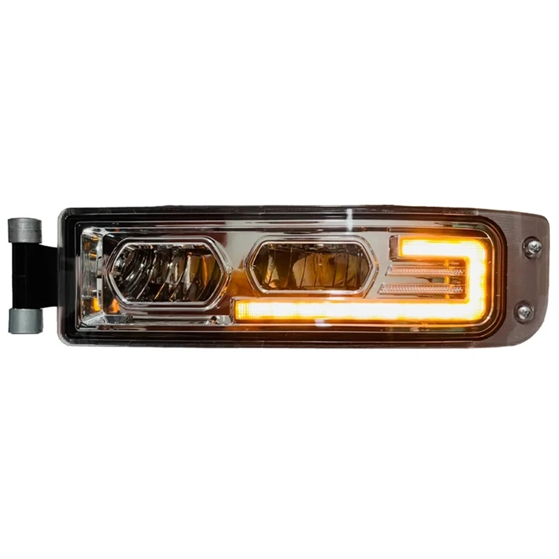 Y17A Truck Headlight LED Fog Lamp Daytime Running Light W/Dual Color DRL For MAN TGA TGL TGM L2000 LE2000 M2000