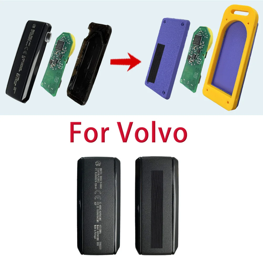 

Красочная карта для Volvo S90 S60 S40 XC60 XC90 2016 2017 2018 2020 YGOHUF8423 оригинальный смарт-ключ автомобиля на печатной плате с чипом 8А