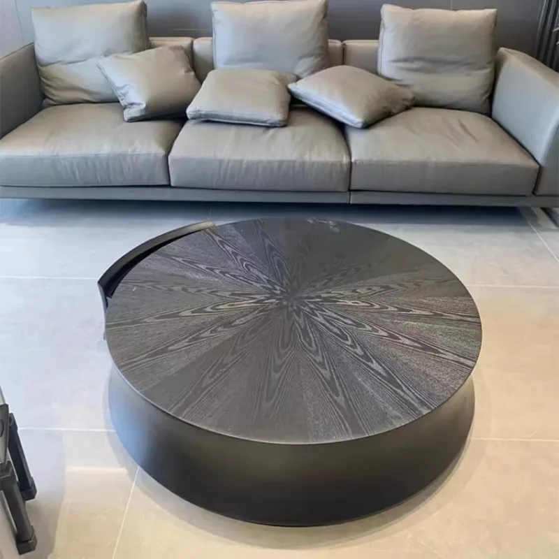 Vintage Black Coffee Table Professional Room Decor Beauty Wooden Cute Big Size Side Table Modern Meubles Space Saving Furniture