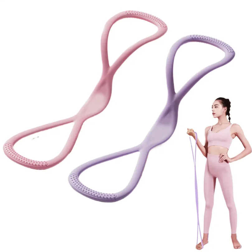 

Chest Expander Yoga Pulling Rope Arm Exercise Bands 8 Shaped Shoulder Stretch Band Muscle Training Tool
