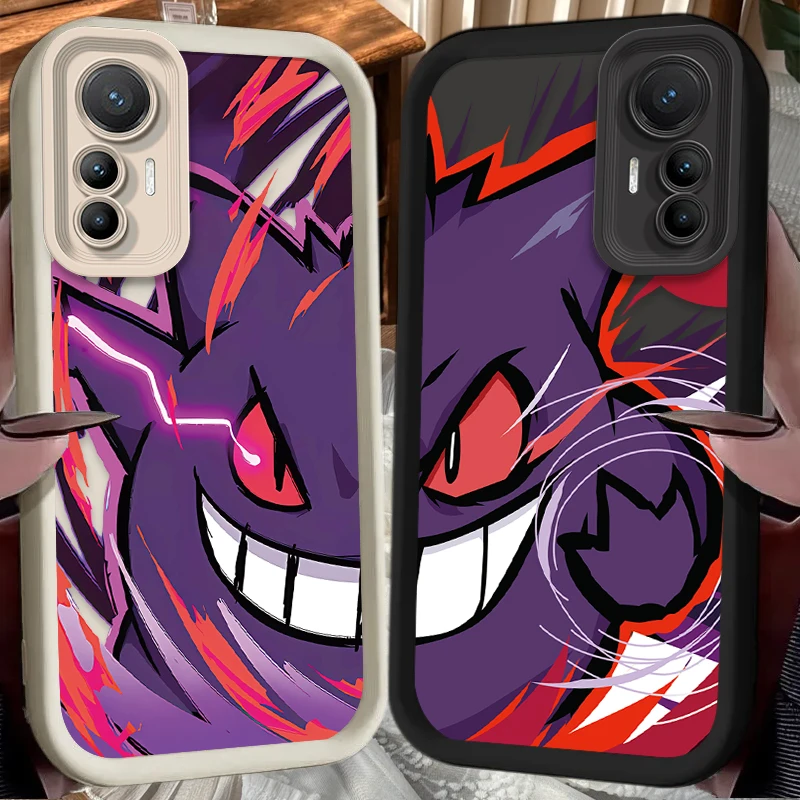 P-Pokemon Gengar الطباعة جراب هاتف ل Xiaomi Mi 15 Ultra 14 13 12 12S 12X 11 Lite 5G NE 13T 12T 11T 14T Pro غطاء سيليكون