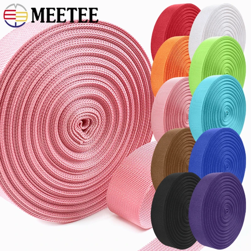 

5Meters 20-50mm 1mm Thick Nylon Webbing Strap Knapsack Pet Collar Safety Band Bag Strap Belt Sling Ribbon DIY Sewing Accessories