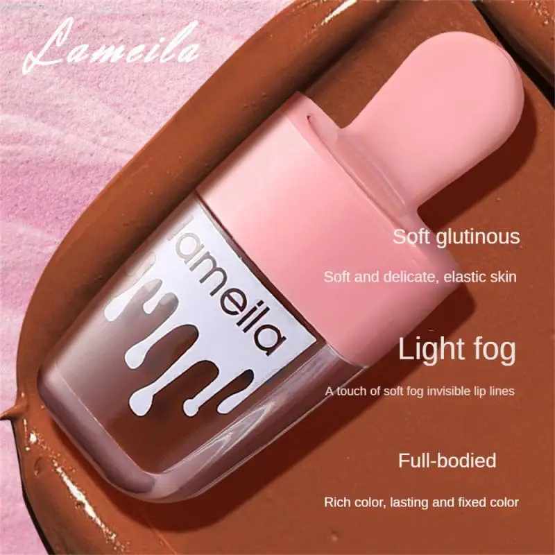 LAMEILA 1~6pcs Liquid Lipstick Lip Glaze Long Lasting Creative Ice Cream Lip Gloss Women Makeup Natural Long Lasting Lipstick