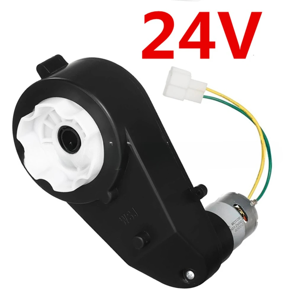 2 uds RS555 niños viajan en juguetes motores de coche caja de cambios 24V 18000-40000RPM ruedas de coche para niños caja de cambios Motor de CC para coche de Control remoto