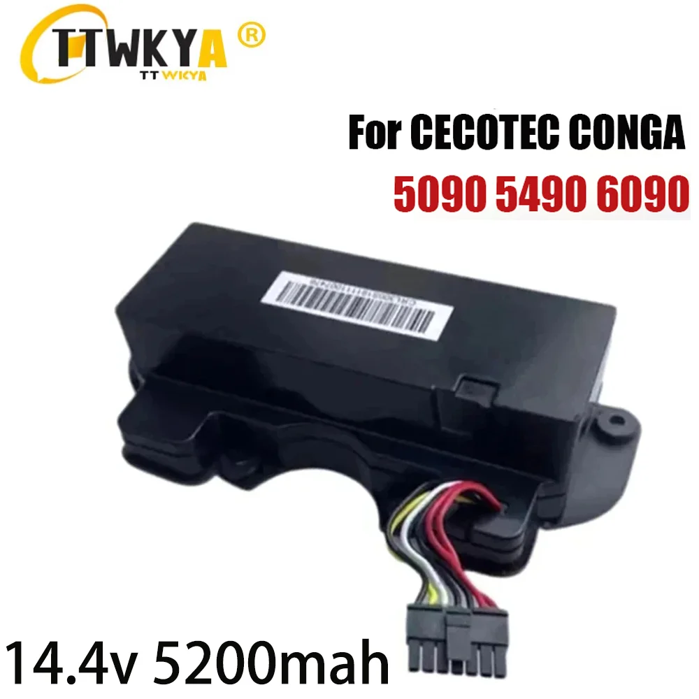 CECOTEC-Paquete de batería para Robot aspirador CONGA, 14,8 V, 12800mAh, 100%, 5090, 6090, modelo de fabricación inteligente NIT