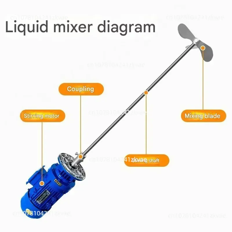 Stainless Steel Batching Mixer 40L 15kW Energy Saving Drying Capable Agitator with Pump & Gearbox