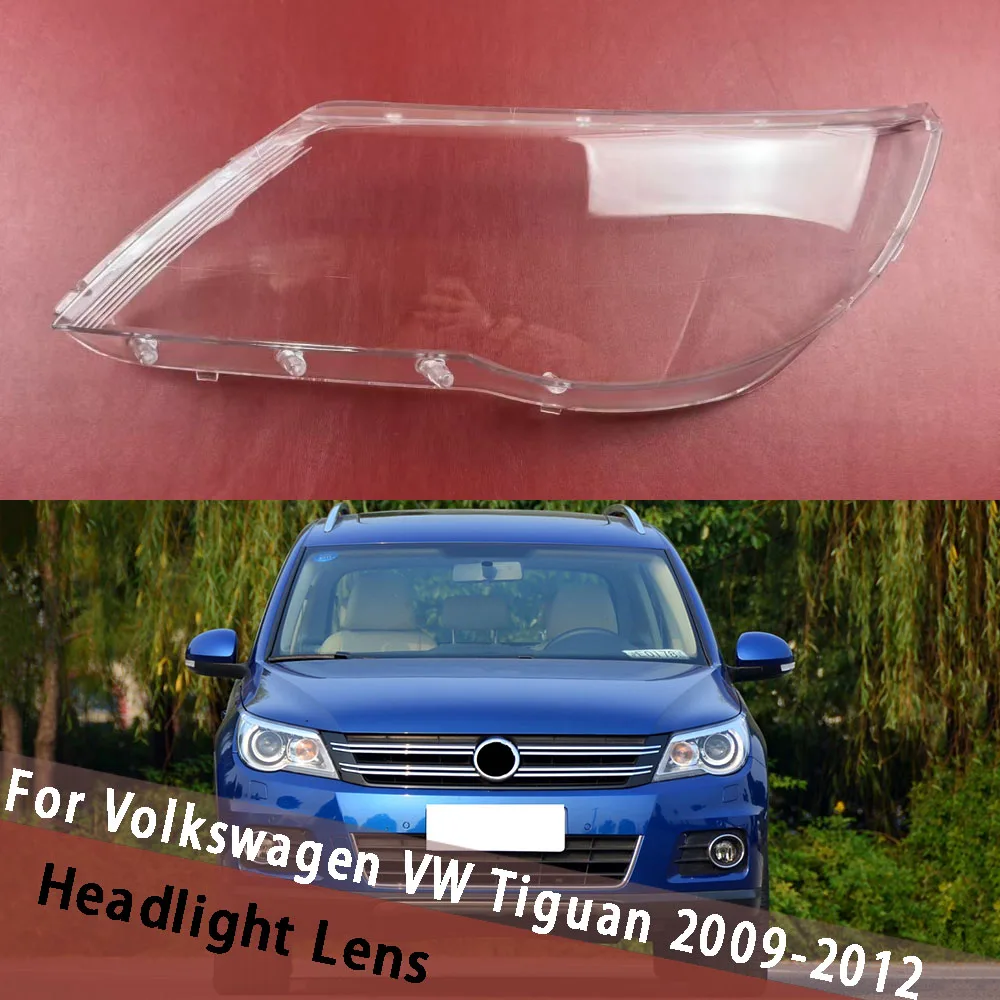 

For Volkswagen VW Tiguan 2009 2010 2011 2012 Headlight Shell Lamp Shade Lens Housing Headlamp Cover Plexiglass Replace Masks