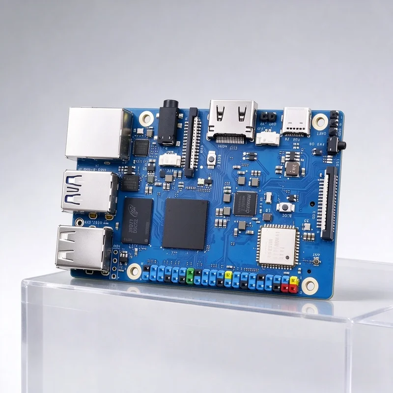 Development Board For Orange Pi 3B, Quad Core RK3566 Supports eMMC Module
