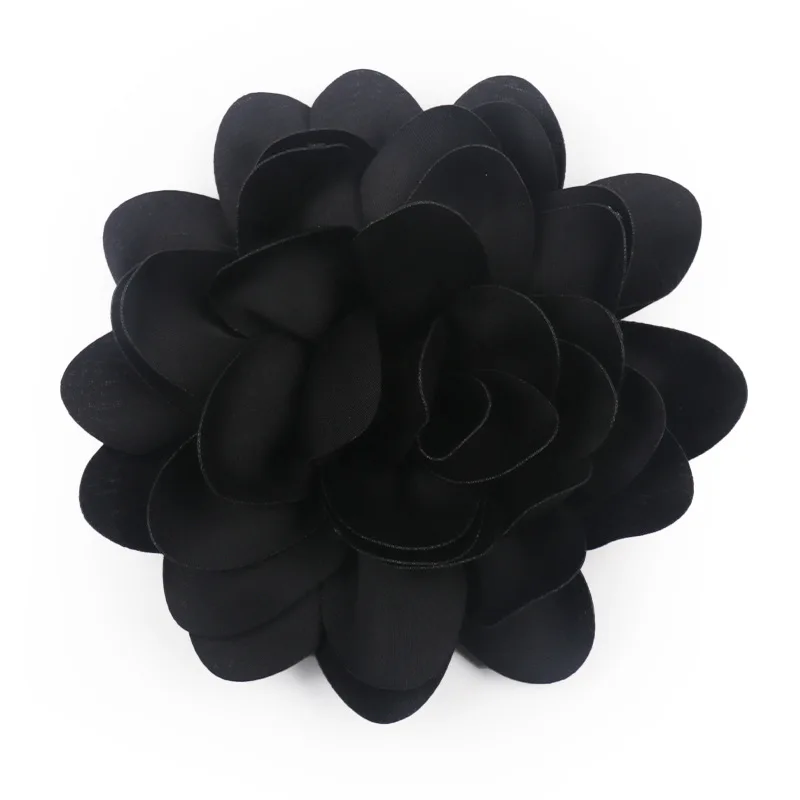 Wholesale 10CM Ladies Satin Flower Bud DIY Women Hair Accessories Cute Mini Satin Fabric Flower Hair Clip DIY Headpieces 2023