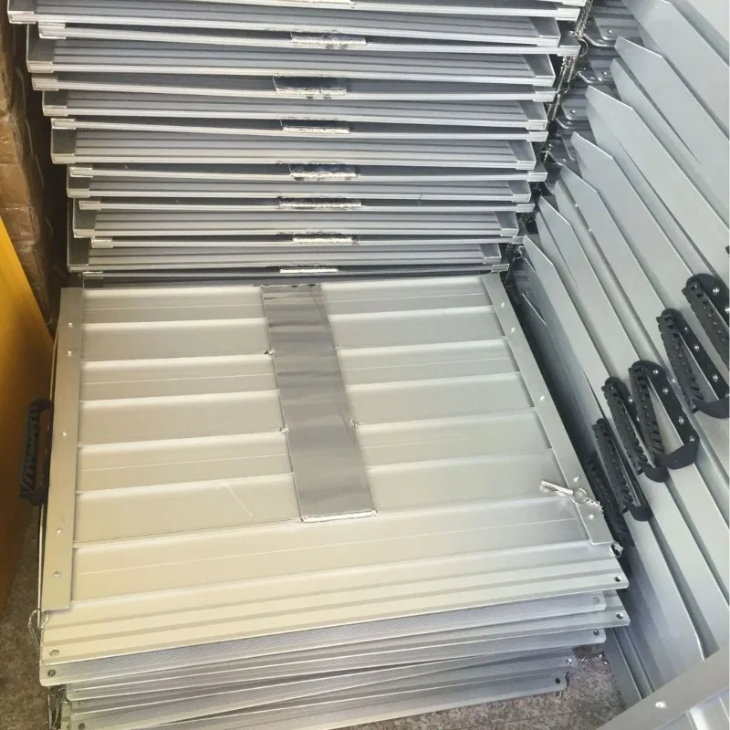 Senior-friendly retrofit aluminum alloy barrier-free ramp board up and down steps