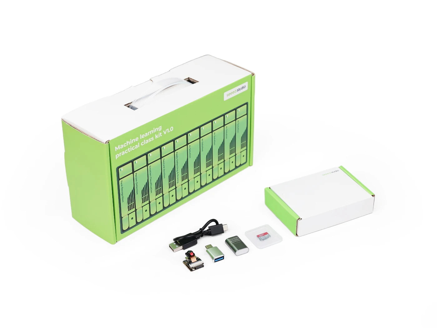 Seeed Studio XIAO Machine Learning AI Training Programm Kit 10pcs of ESP32S3 Sense Dev Boards,32Gb SD Cards for Beginner Starter