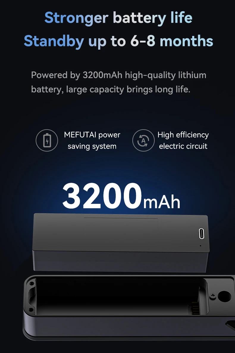 STLF Outdoor Alluminio Automatico Elettrico WiFi Impronta Digitale Tuya 3D Riconoscimento facciale Nuvola Porta in acciaio Smart Lock