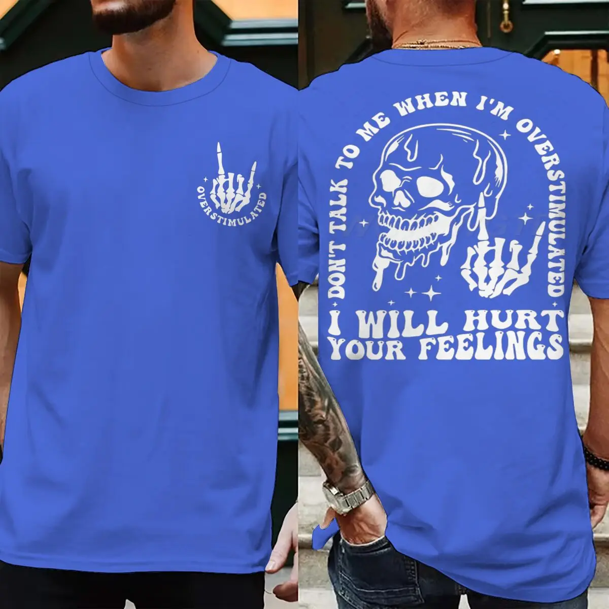 Skeleton Fun Men's Dark Humor T-shirts 