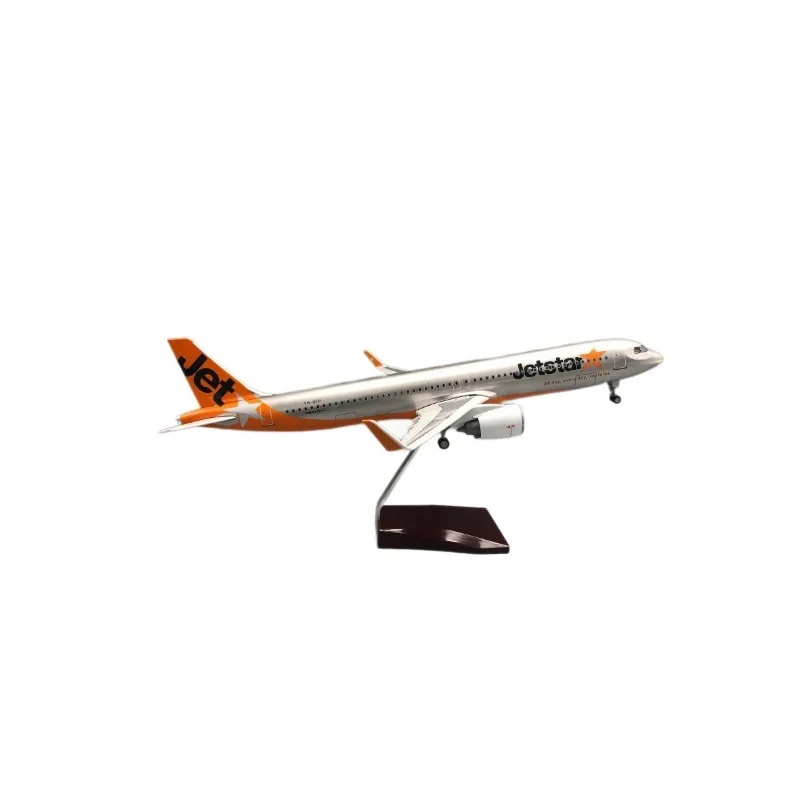321 Jetstar Aviation aircraft model 44.5cm with lights and wheels simulation static model view 5
