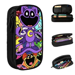 Cartoon Catnap Smiling Critters astucci per matite astucci per penne scatola per penne per studenti borsa portaoggetti grande accessori per cerniera scolastica