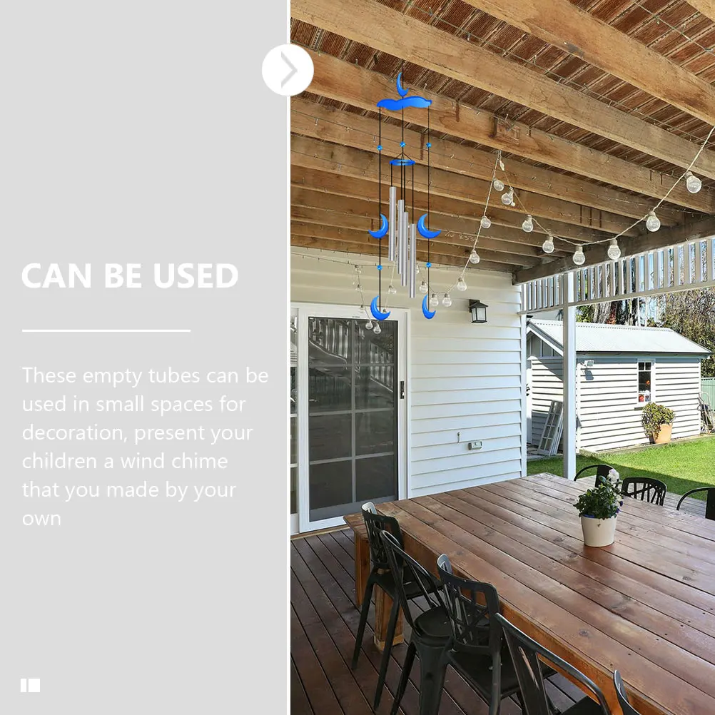 

15 PCS Aluminum Tube DIY Material Music Decor Wind Chime Making Tubes Toy Crafts Tuning Ornament Child Chimes