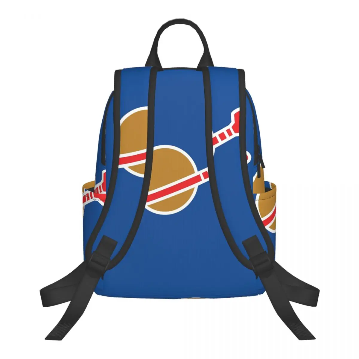 Classic Space Log Student Backpack School Bag Hiking Travel Daypack for Boys Girls Bookbag Shoulder Bags
