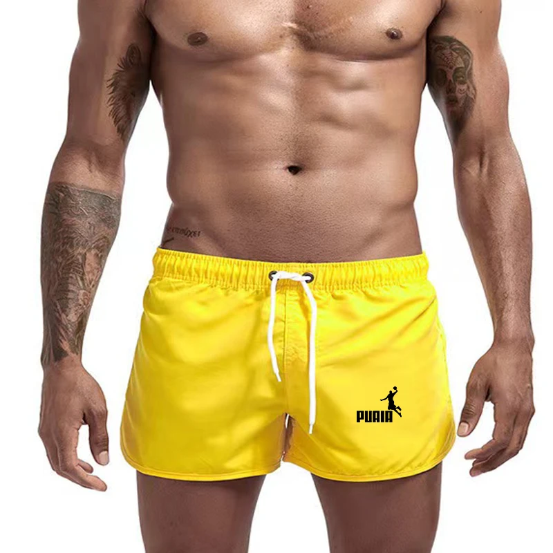 Luxury Beach Shorts Quick Dry Mens Siwmwear Board Briefs 2024 New Hot Summer Swim Trunks Sport Gym Running Shorts Male Beachwear