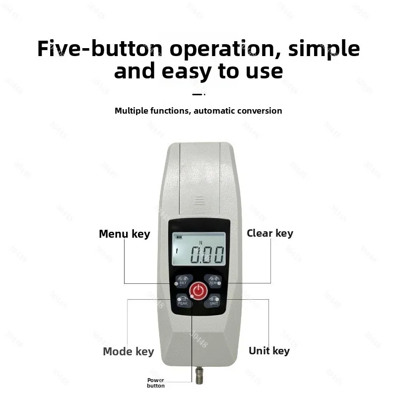 Digital Push Pull Force Gauge FG-30 Tension Compression Tester Pulling and Thrust Measurement Device