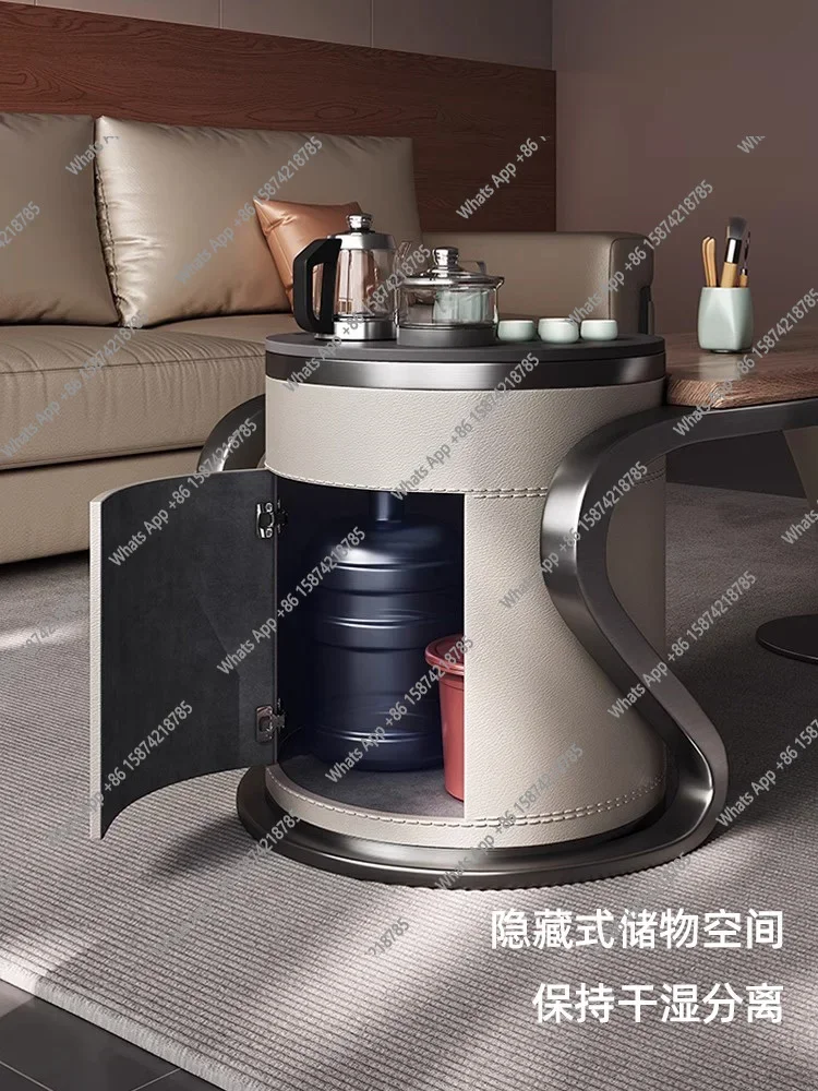 

j S North American Walnut Kung Fu Coffee Table Tea Table Integrated Living Room Solid Wood Light Luxury Small Bubble Tea Table